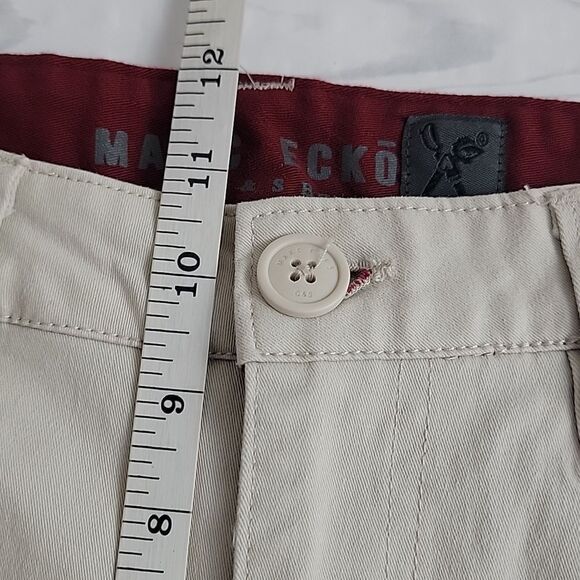 Marc Ecko Cut & Sew Mens cotton stone beige jeans Size 34X32 - Picture 16 of 16